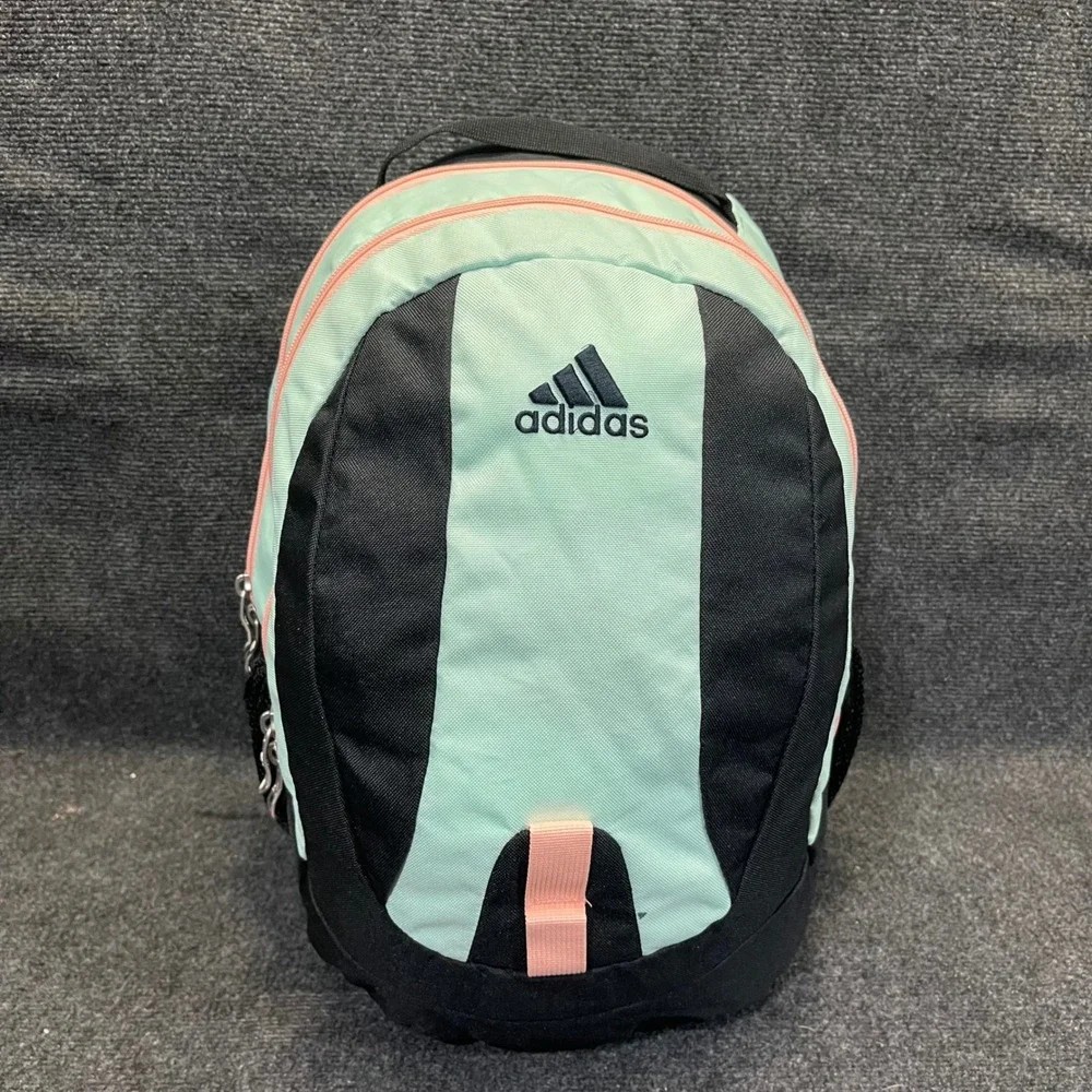 Adidas 141344C 31L Daypack Pink / Black / Mint Green Journal Laptop Backpack‎